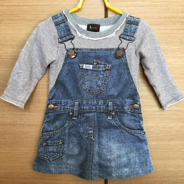 Lee(リー)のLee♡プリントワンピース♡90size キッズ/ベビー/マタニティのキッズ服女の子用(90cm~)(ワンピース)の商品写真