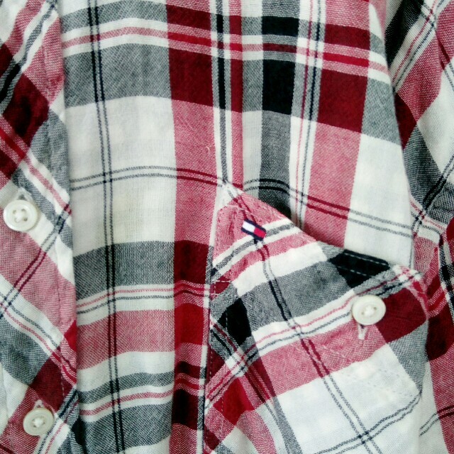 TOMMY HILFIGER(トミーヒルフィガー)の90s ミーヒルフィガー　長袖シャツ　チェック柄　BDシャツ メンズのトップス(シャツ)の商品写真