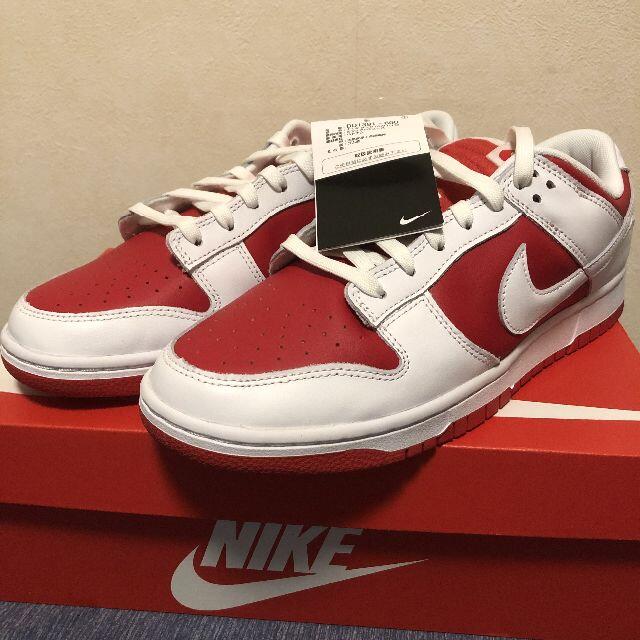 NIKE DUNK LOW CHAMPIONSHIP RED