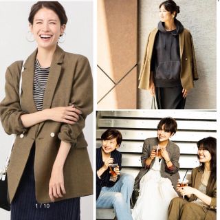 イエナ(IENA)の2018AW BCBG par IENA ウールリネンジャケット(テーラードジャケット)