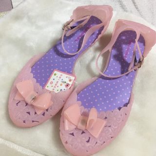 スイマー(SWIMMER)の☆スイマー☆フローラルサンダル　ピンク色  新品(サンダル)