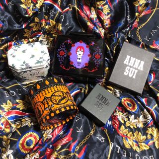 アナスイ(ANNA SUI)のANNA SUI缶バック、小物入れ、アクセサリーケース5点セットC(小物入れ)