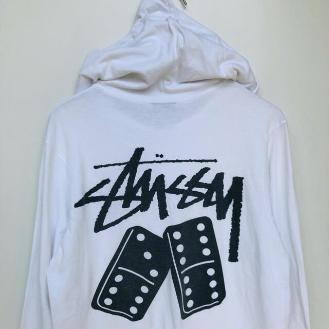 STUSSY - ステューシー パーカー サイコロ デカロゴ バックロゴの通販 ...