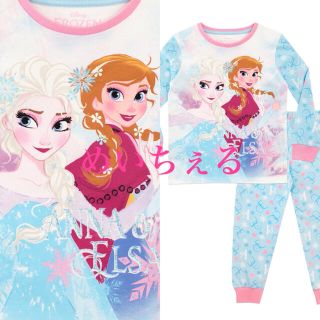 アナトユキノジョオウ(アナと雪の女王)のブルー Disney Frozen Anna and Elsa パジャマ(パジャマ)