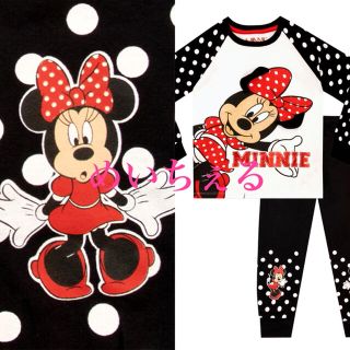 ディズニー(Disney)の【新品】ブラック Disney Minnie Mouse パジャマ(パジャマ)