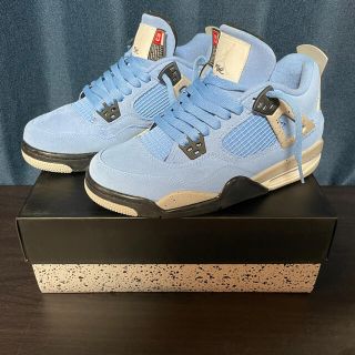 ナイキ(NIKE)のNIKE AIR JORDAN 4 UNIVERSITY BLUE ジョーダン4(スニーカー)