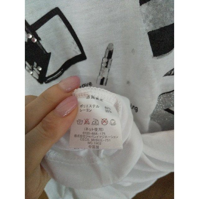 CECIL McBEE(セシルマクビー)のCECIL McBEE　Tシャツ レディースのトップス(Tシャツ(半袖/袖なし))の商品写真