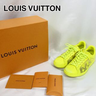 ルイヴィトン(LOUIS VUITTON)の希少 LOUIS VUITTON タトゥー スニーカー ローカット イエロー(スニーカー)