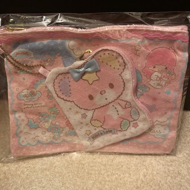 サンリオ(サンリオ)のレア❤キキララフラットポーチ エンタメ/ホビーのおもちゃ/ぬいぐるみ(キャラクターグッズ)の商品写真