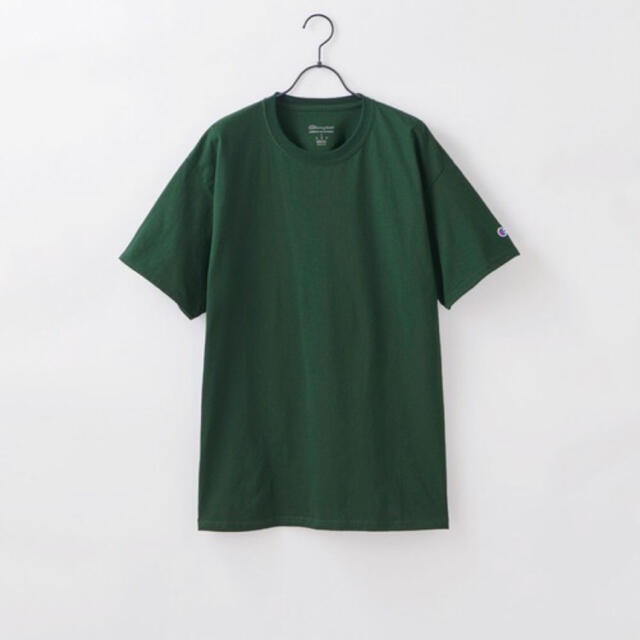 Champion(チャンピオン)の【新品】×【大人気】グリーン 緑 XL ゆるだぼ チャンピオン tシャツ 無地 メンズのトップス(Tシャツ/カットソー(半袖/袖なし))の商品写真