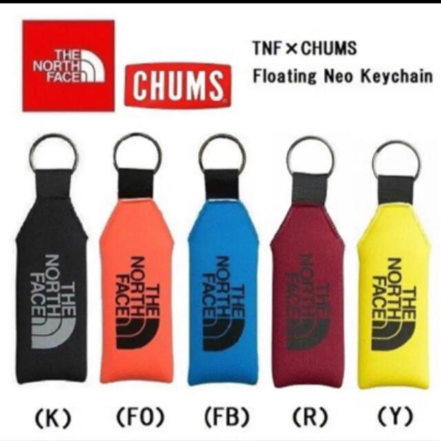 THE NORTH FACE(ザノースフェイス)の【未開封新品】キーホルダー　ノースフェイス×チャムス　キーリング　全カラー在庫有 メンズのファッション小物(キーホルダー)の商品写真