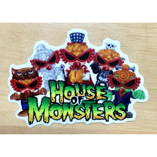 HYSTERIC MINI(ヒステリックミニ)のヒスミニ☆正規品☆新品☆ステッカー☆HOUSE OF MONSTERS☆シール ハンドメイドの文具/ステーショナリー(しおり/ステッカー)の商品写真