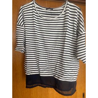 ザラ(ZARA)のZARA ボーダー Tシャツ トップス S(Tシャツ(半袖/袖なし))