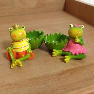 カエルちゃん置き物(ぬいぐるみ)