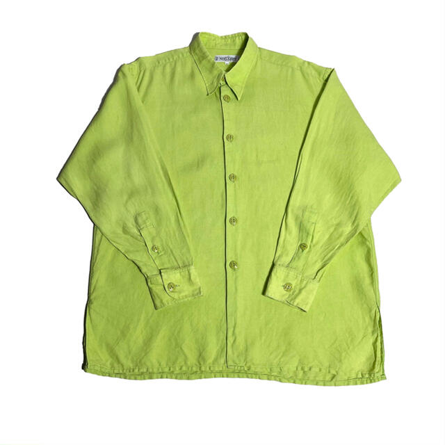 made in france limegreen design shirt