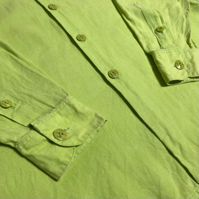 made in france limegreen design shirt