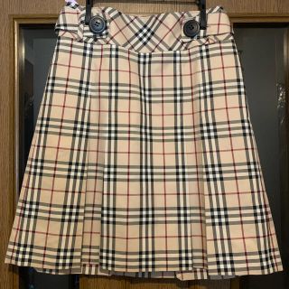 バーバリーブルーレーベル(BURBERRY BLUE LABEL)のBurberry☆チェック柄☆膝丈スカートⓂ︎(ひざ丈スカート)