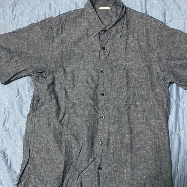 GU(ジーユー)のリネンブレンドシャツ メンズのトップス(シャツ)の商品写真