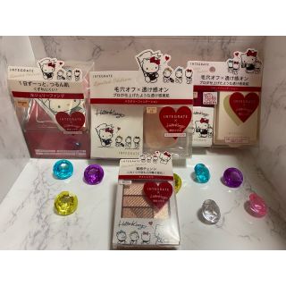 インテグレート(INTEGRATE)のインテグレートHello Kittyコラボ限定品4点セット　今がチャンス！(ファンデーション)