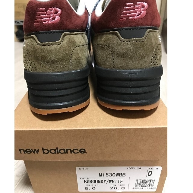New Balance(ニューバランス)の【希少、新品】New Balance　M1530WBB メンズの靴/シューズ(スニーカー)の商品写真