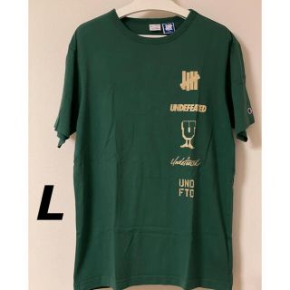 アンディフィーテッド(UNDEFEATED)のUNDEFEATED / CHAMPION  LOGO Tee L(Tシャツ/カットソー(半袖/袖なし))