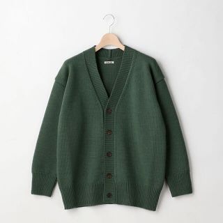 コモリ(COMOLI)のAURALEE  FELT WOOL YARN KNIT CARDIGGAN(カーディガン)