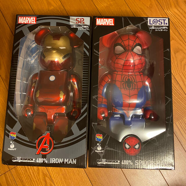 ハッピーくじ　ベアブリック　MARVEL BE@RBRICK