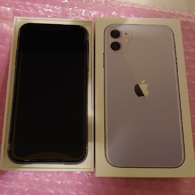 iPhone 11 パープル 128 GB simフリー