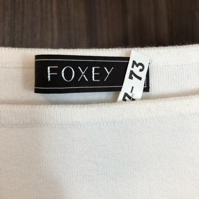 FOXEY(フォクシー)のフォクシー　ボーダーニット　38 レディースのトップス(ニット/セーター)の商品写真