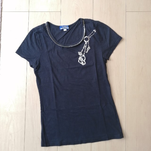 BURBERRY BLUE LABEL(バーバリーブルーレーベル)の【値下げ】BURBERRY レディース Tシャツ 38サイズ レディースのトップス(Tシャツ(半袖/袖なし))の商品写真