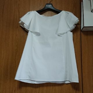 フォクシー(FOXEY)の✿ご専用✿ FOXEY Tops "Lemonade" ホワイト 38(シャツ/ブラウス(半袖/袖なし))