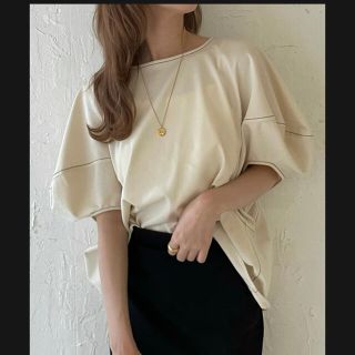 トゥデイフル(TODAYFUL)のerme Stitch puff sleeve blouse (シャツ/ブラウス(半袖/袖なし))