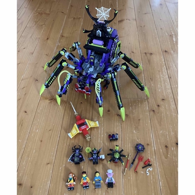 レゴ　モンキーキッド　80022 スパイダークイーンの蜘蛛型基地　ジャンク品