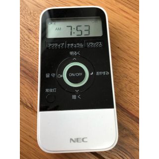 エヌイーシー(NEC)のNEC シーリングライト用リモコン(天井照明)