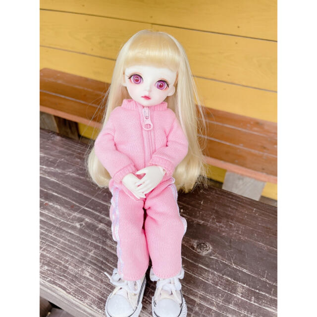 【美品】韓国直輸入 球体間接人形 お洋服つき 女の子 ドール