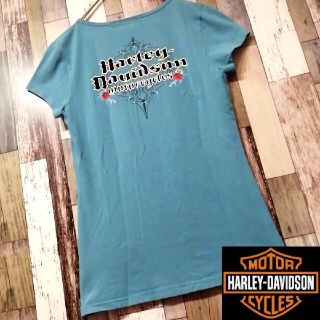 ハーレーダビッドソン(Harley Davidson)のUSA古着 ハーレー・ダビッドソン ハーフジップカットソー バック デカロゴ(Tシャツ(半袖/袖なし))