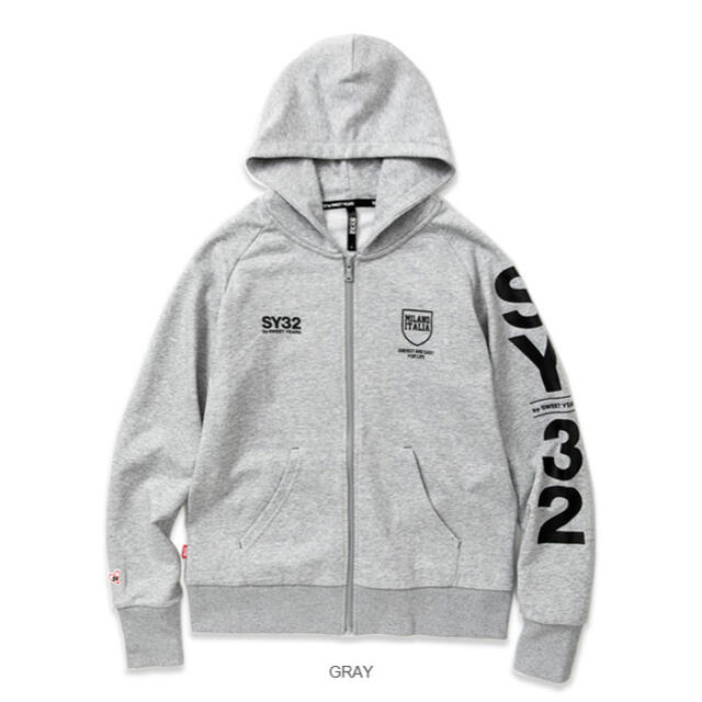 SWEET YEARS(スウィートイヤーズ)のSY32 bysweetyears SHIELD LOGO ZIP HOODIE メンズのトップス(パーカー)の商品写真