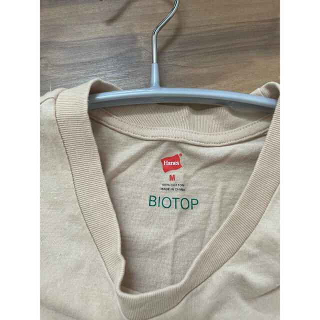 Adam et Rope'(アダムエロぺ)のBIOTOP Hanes 別注　コラボ　タンクトップ　スリーブレス　Tシャツ レディースのトップス(タンクトップ)の商品写真