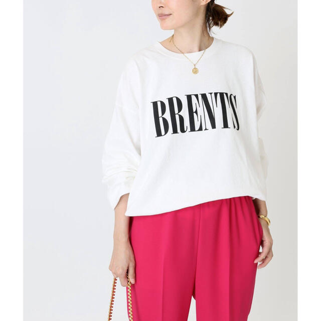 DEUXIEME CLASSE(ドゥーズィエムクラス)の【BRENTS SPORTSWEAR/ブレンツ スポーツウエアLOGO Tシャツ レディースのトップス(カットソー(長袖/七分))の商品写真