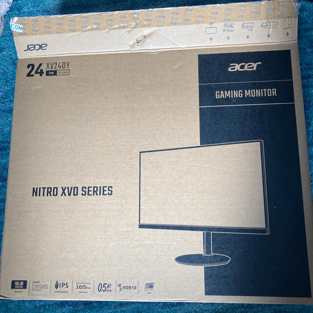 acer ゲーミングモニター XV240Y Pbmiiprfx 144hz