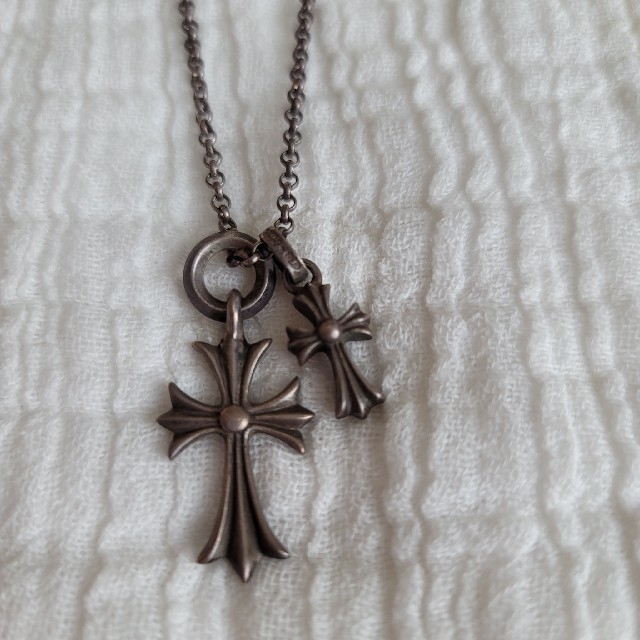 Chrome Hearts(クロムハーツ)のChrome Hearts クロムハーツネックレス トップ2つ メンズのアクセサリー(ネックレス)の商品写真