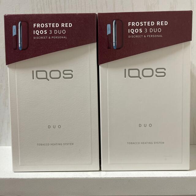 iQOS アイコス 3DUO フロステッドレッド 2台 限定色 タバコグッズ