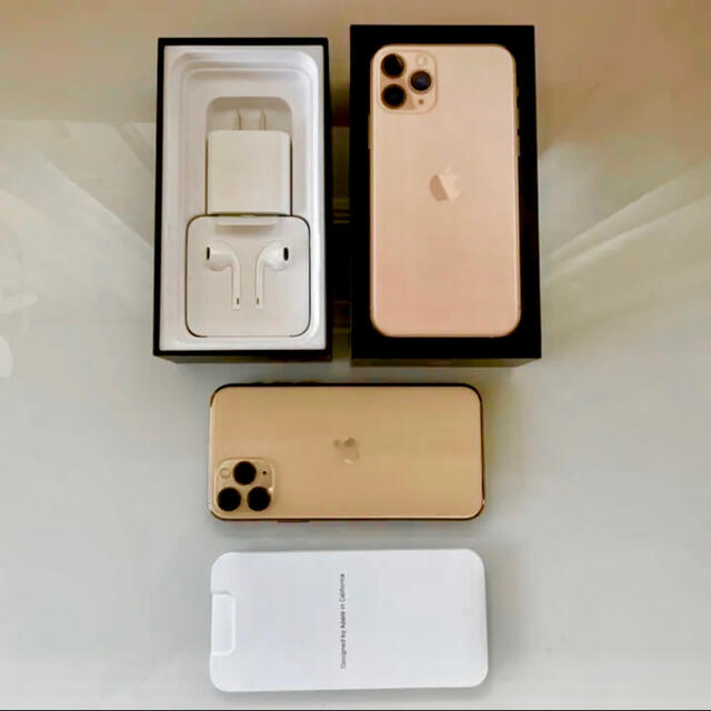 つやあり iPhone 11pro gold 256gb SIMフリー美品 - 通販 - www