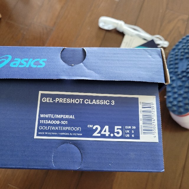 asics(アシックス)の★まーみー様専用★24.5cm  スパイクレスゴルフシューズ スポーツ/アウトドアのゴルフ(シューズ)の商品写真