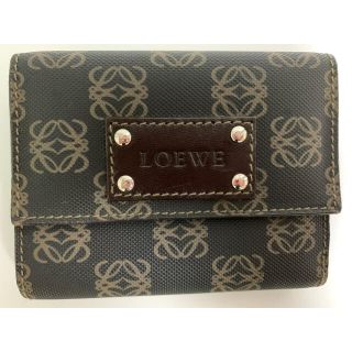 ロエベ(LOEWE)の【美品】LOEWE　ロエベ　折り財布　ロゴ　アナグラム(折り財布)