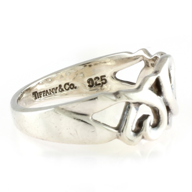 Tiffany & Co.(ティファニー)の【中古】ティファニー TIFFANY&Co. リング・指輪 トリプルハート シル レディースのアクセサリー(リング(指輪))の商品写真