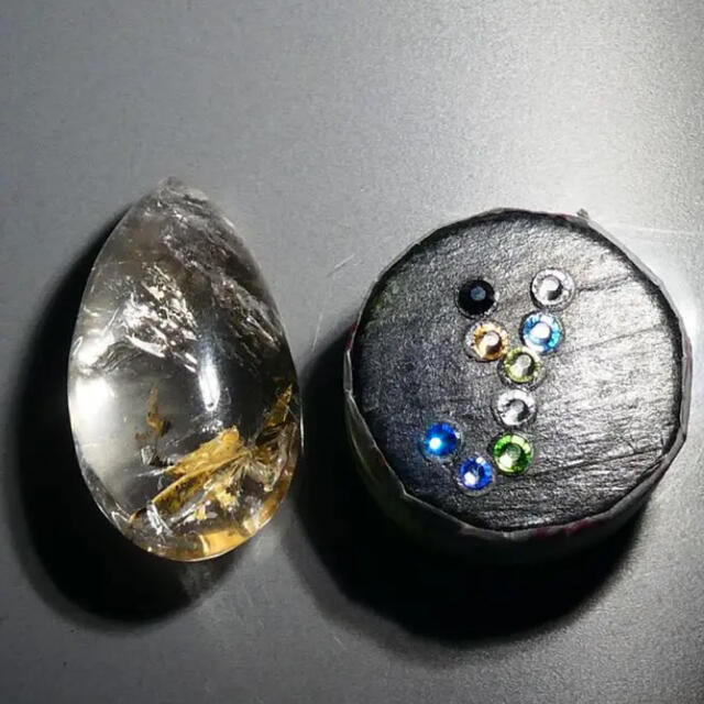 72ct アイリスクォーツ 天然石 ルース DIY ハンドメイド 3688 6