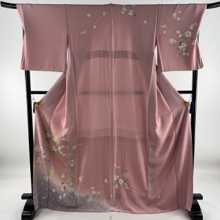 訪問着 美品 逸品 身丈168cm 裄丈71cm 正絹 【中古】(着物)