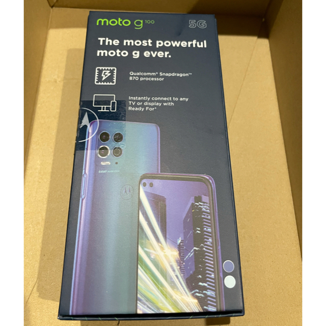 【新品未開封】モトローラ Motorola moto g100