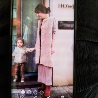 トゥデイフル(TODAYFUL)の専用です☆howdy mocovestベージュ(ベスト/ジレ)